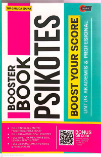 Image of BOOSTER BOOK PSIKOTES BOOST YOUR SCORE UNTUK AKADEMIS & PROFESIONAL